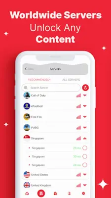 Singapore VPN - The VPN Master android App screenshot 4
