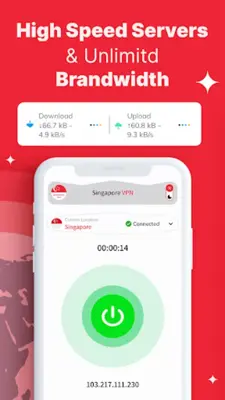Singapore VPN - The VPN Master android App screenshot 5
